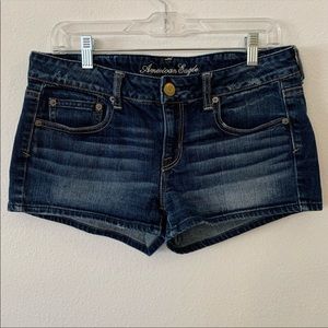 American Eagle Stretch Distressed Jean Shorts - 10